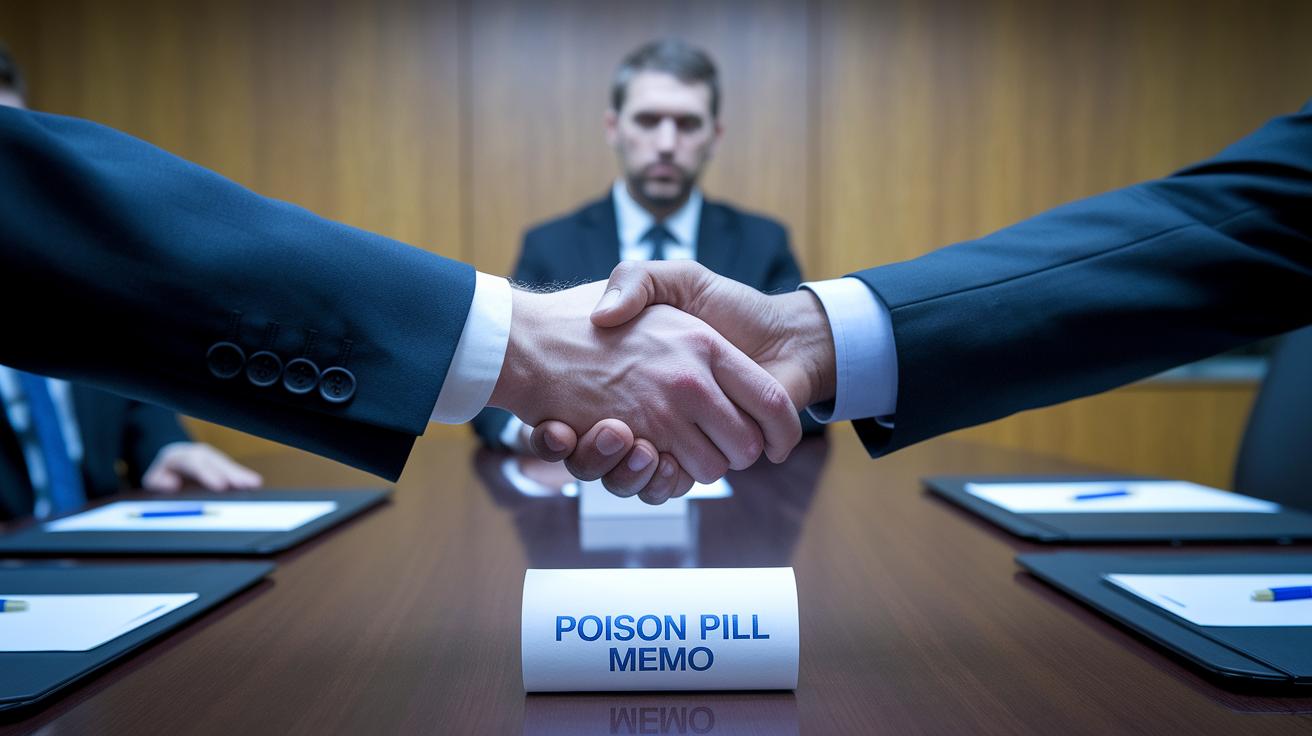 Acquisition hostile defense poison pill  definition et mecanisme.jpg