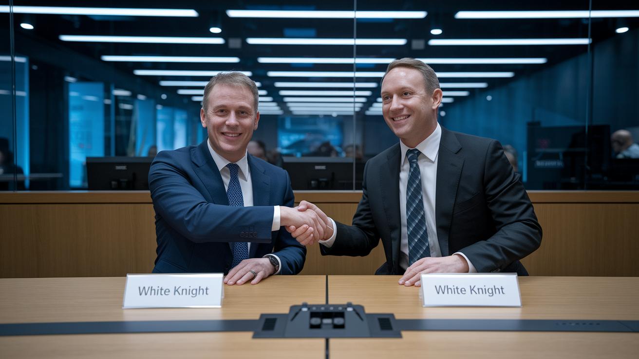 White Knight Acquisition Hostile Defense  Definition et Mecanisme Strategique.jpg